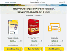 Tablet Screenshot of hausverwalter-software.org